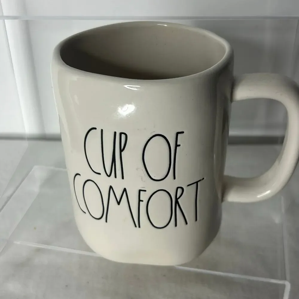 Rae Dunn Coffee Station Set COFFEE CUP OF COMFORT CREAM SUGAR 4 Pc Magenta gift